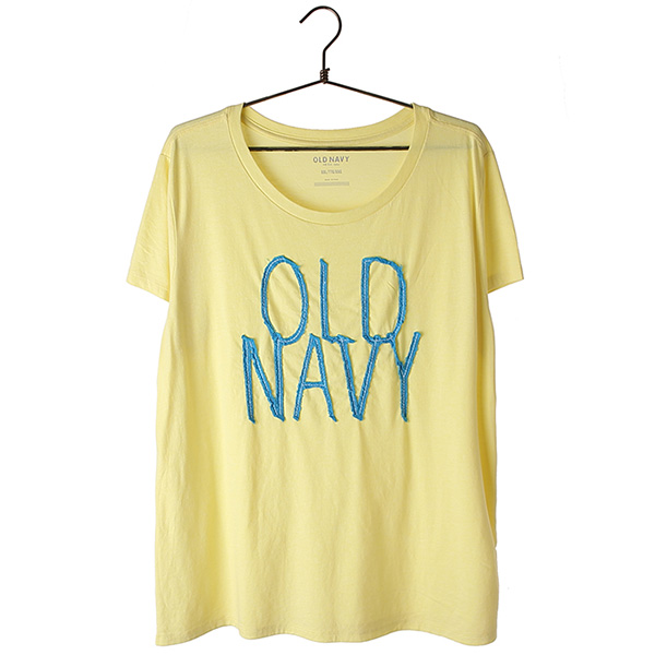 OLD NAVY 올드네이비 라운드 티셔츠 / WOMEN XL 빈티지원