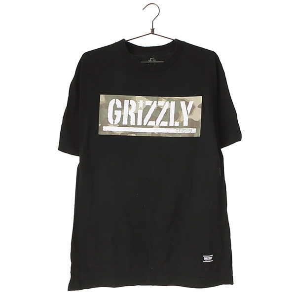 GRIZZLY 그리즐리 코튼 로고 티셔츠 / UNISEX L 빈티지원
