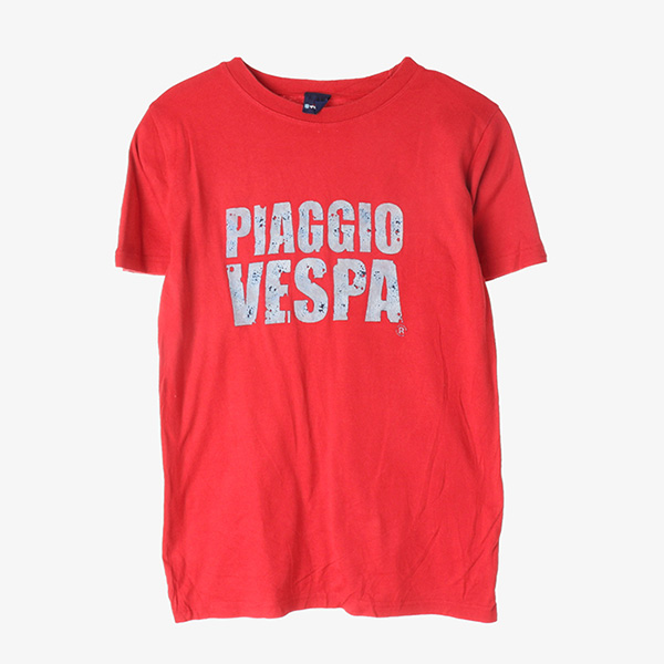 VESPA 베스파 코튼 하프 티셔츠 / WOMEN M 빈티지원