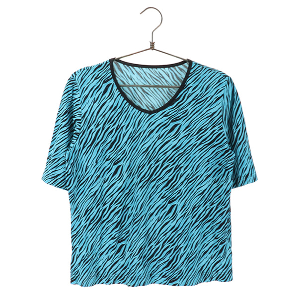 JPN 빈티지 패턴 코튼 티셔츠 / WOMEN F 빈티지원