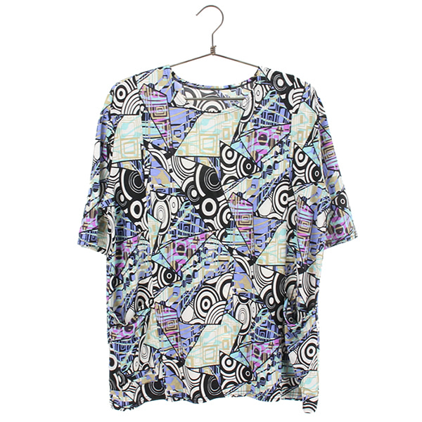 JPN 빈티지 폴리 패턴 티셔츠 / WOMEN F 빈티지원