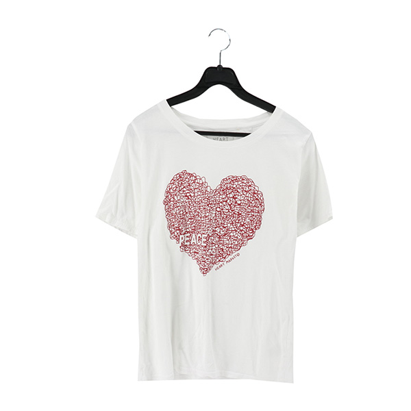 HEART MARKET 빈티지 코튼 티셔츠 / WOMEN F 빈티지원