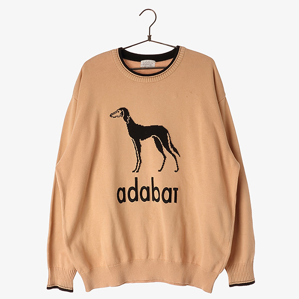 ADABAT 아다바트 코튼 패턴 스웨터 / WOMEN L 빈티지원