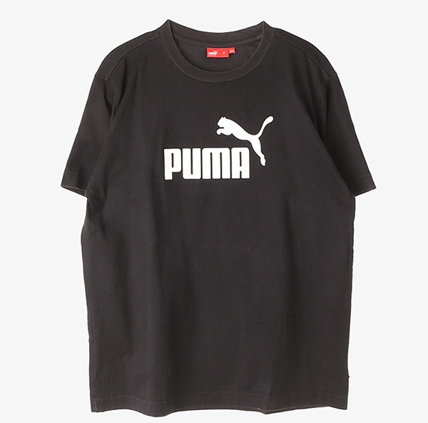 PUMA 퓨마 코튼 프린팅 하프 티셔츠 / UNISEX M 빈티지원