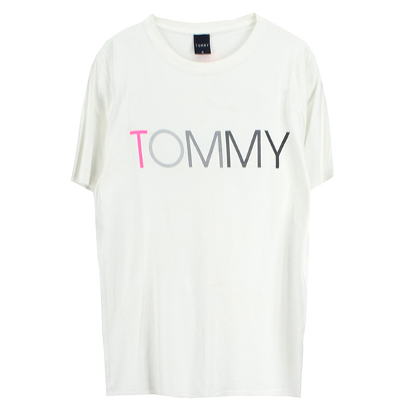 TOMMY 타미 하프 티셔츠 / WOMEN F 빈티지원
