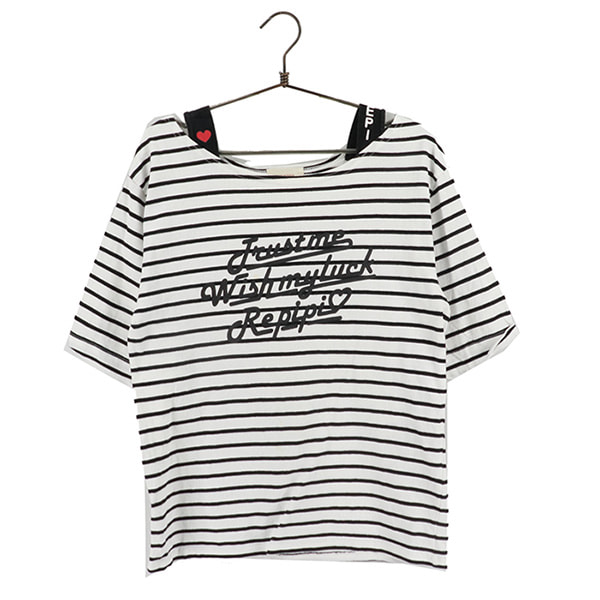 JPN 빈티지 스트라이프 티셔츠 / WOMEN F 빈티지원