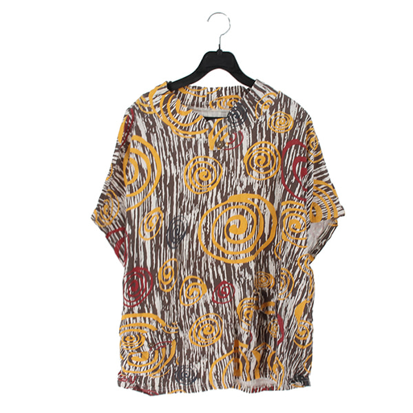 JPN 빈티지 패턴 티셔츠 / WOMEN F 빈티지원